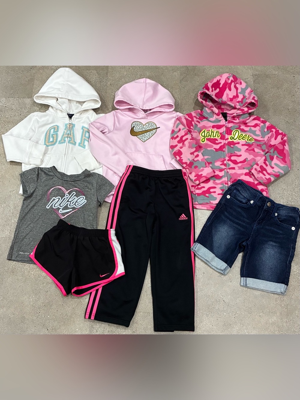 Girls NIKE/TRUE RELIGION/ADIDAS Shorts..Sweatshirts..Shirt & Athletic Pants, 4T